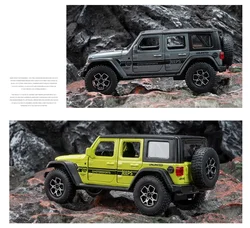 1:32 Jeep wrangler off-road car Alloy Model Car Toy Diecasts Metal Casting Sound and Light Car Toys For Children Vehicle A905