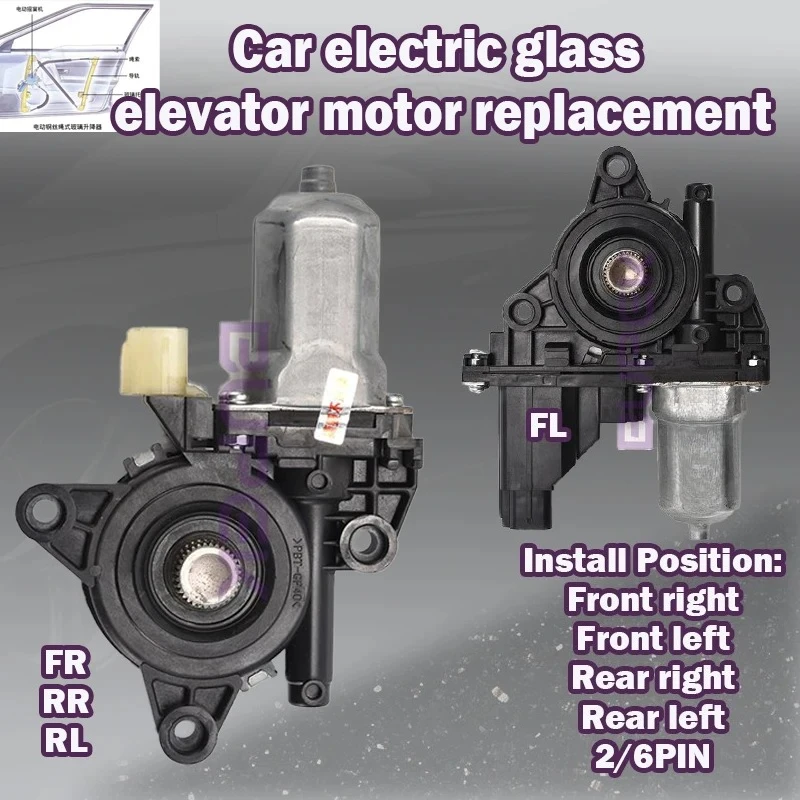 

82460/83450/834603R000/824503R020 For Kia K7/Cadenza 2010-2016 Car electric glass elevator motor window lifter parts 2/6 PIN