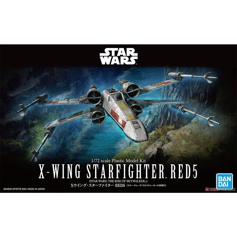 Star Wars Bandai 1/72 X-WING STARFIHTER RED5 Assembly modelFigure Toy Gift Original Product [In Stock]