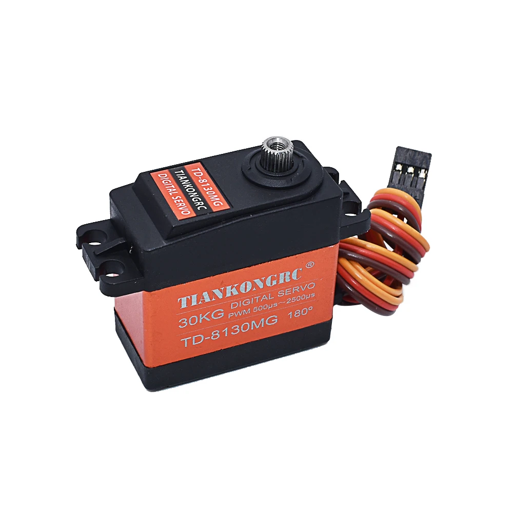 TD-8120MG TD-8125MG Waterproof Metal Gear Digital Servo with 20 25 30KG Torque 180Angle for RC Remote Control Car Model Vehicle