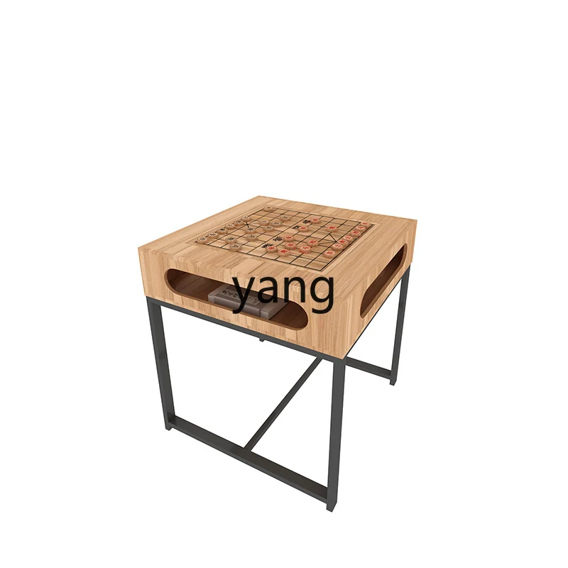 

Yjq New Chinese Chess Table Home Chess Table Dual-Use Double-Sided Chessboard Table Tea House Leisure
