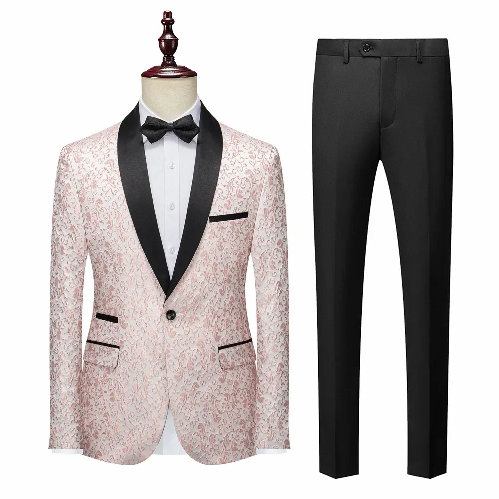 

Z534Best Man Dress Foreign Trade Fashion Suit Jacket Single West Multicolor Slim Stage Performance Wedding Banquet