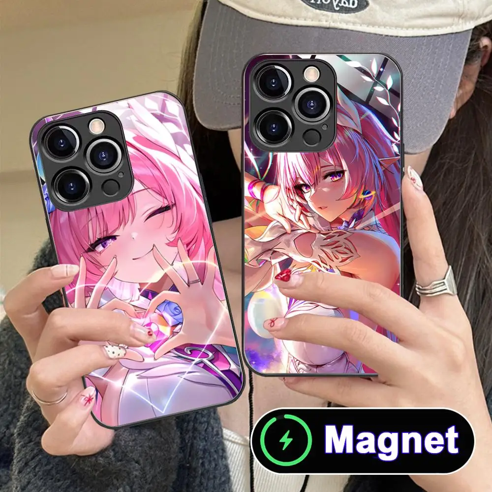 

HSR Cyrene Phone Case for iPhone 17 16 15 14 13 12 11 Air Pro Max Plus Mini Glass Magnet Cover