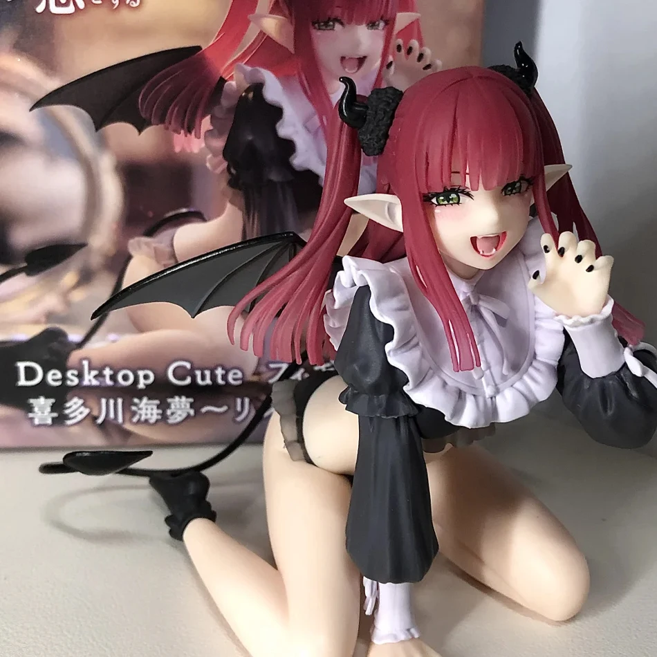 Figurka anime 10-28 cm My Dress-Up Darling Kitagawa Marin, figurka akcji, model PVC, cosplay pięknej diabłyki Liz, urocza figurka na biurko, zabawka.