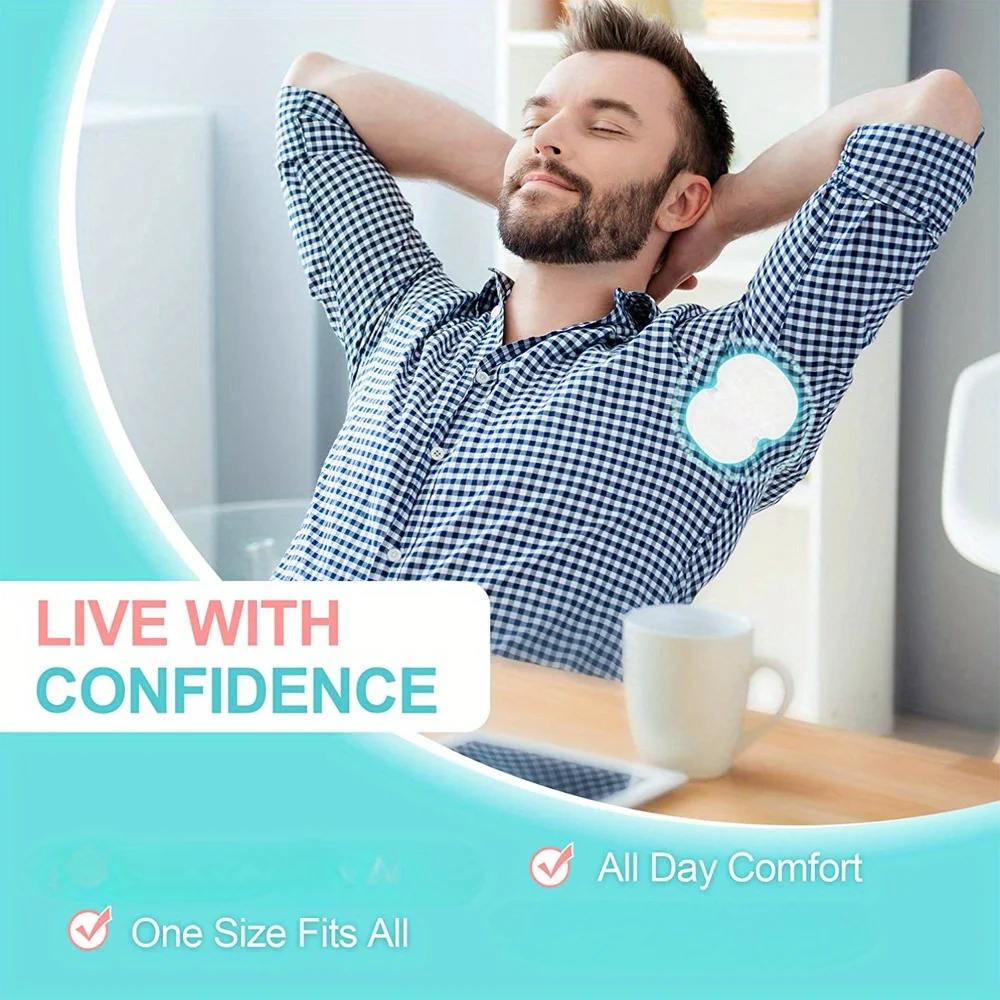 50 cuscinetti antisudore ascellare, salviette per la pulizia della casa, protezioni per ascelle usa e getta ad assorbimento rapido, traspiranti, senza traccia