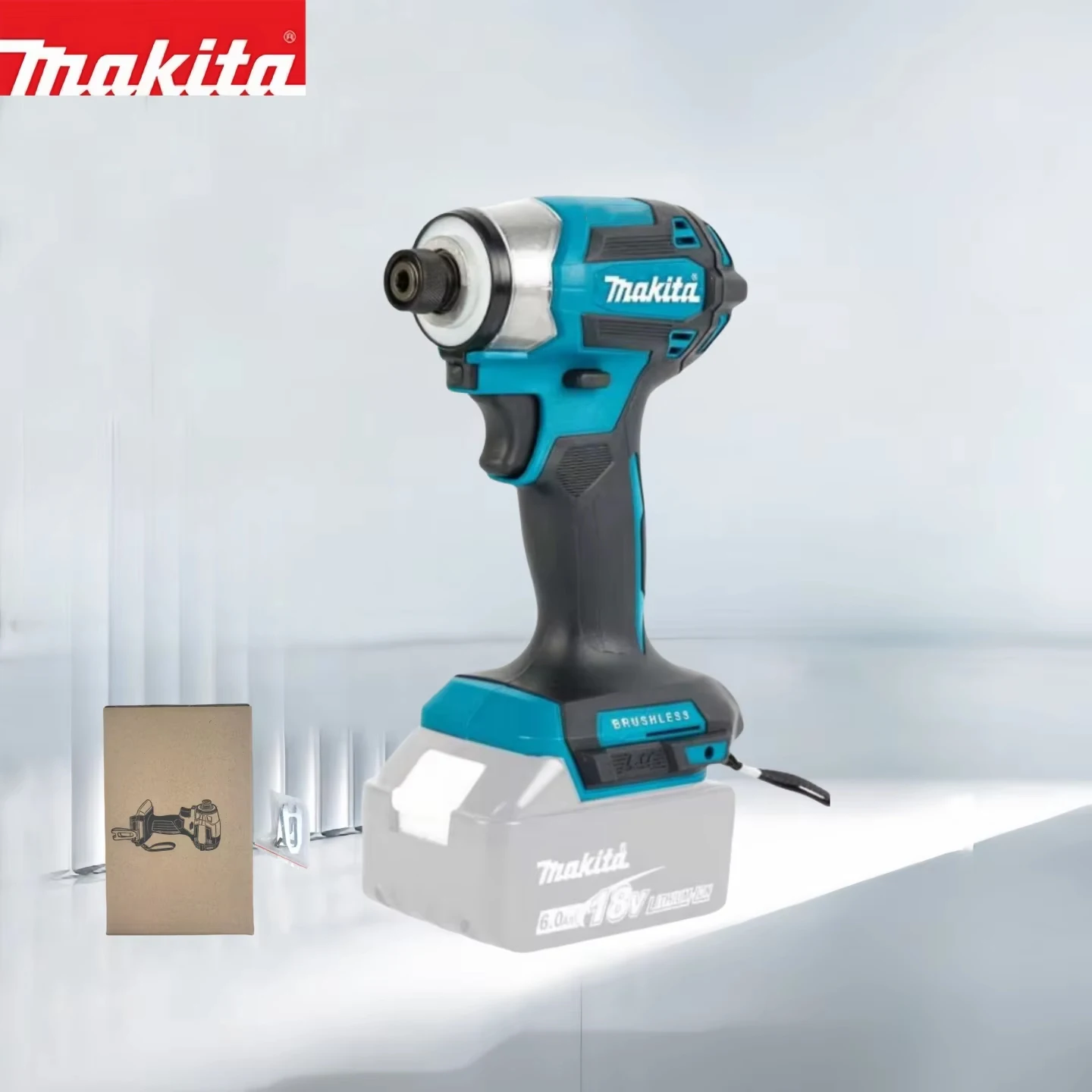 Makita 18v Impact Wrench Tools Machine Brushless Cordless Electric Wrench High Torque Rechargable Tool For Makita 18V Battery