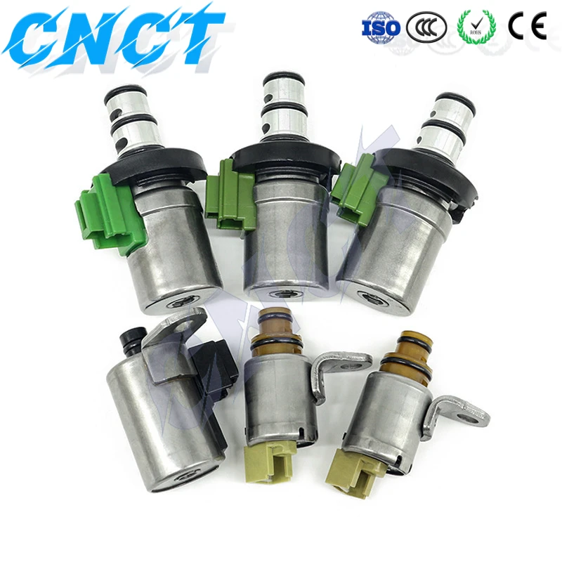 

4F27E 6Pcs/Set 48420K-R D48421A Transmission Shift Solenoid Valve Auto Parts For Ford Fiesta Mazda Cars