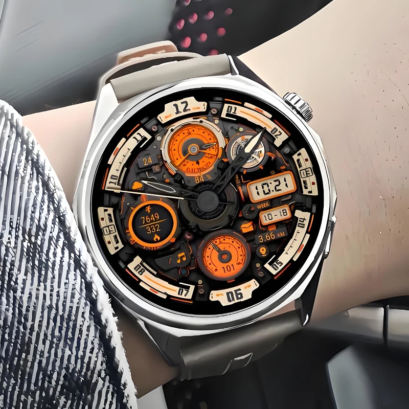 HUAWEI GT 6 46mm Smartwatch GPS 1.47'' AMOLED touchscreen 100+ sportmodi compatibel met iOS en Android Gezondheidsbewaking