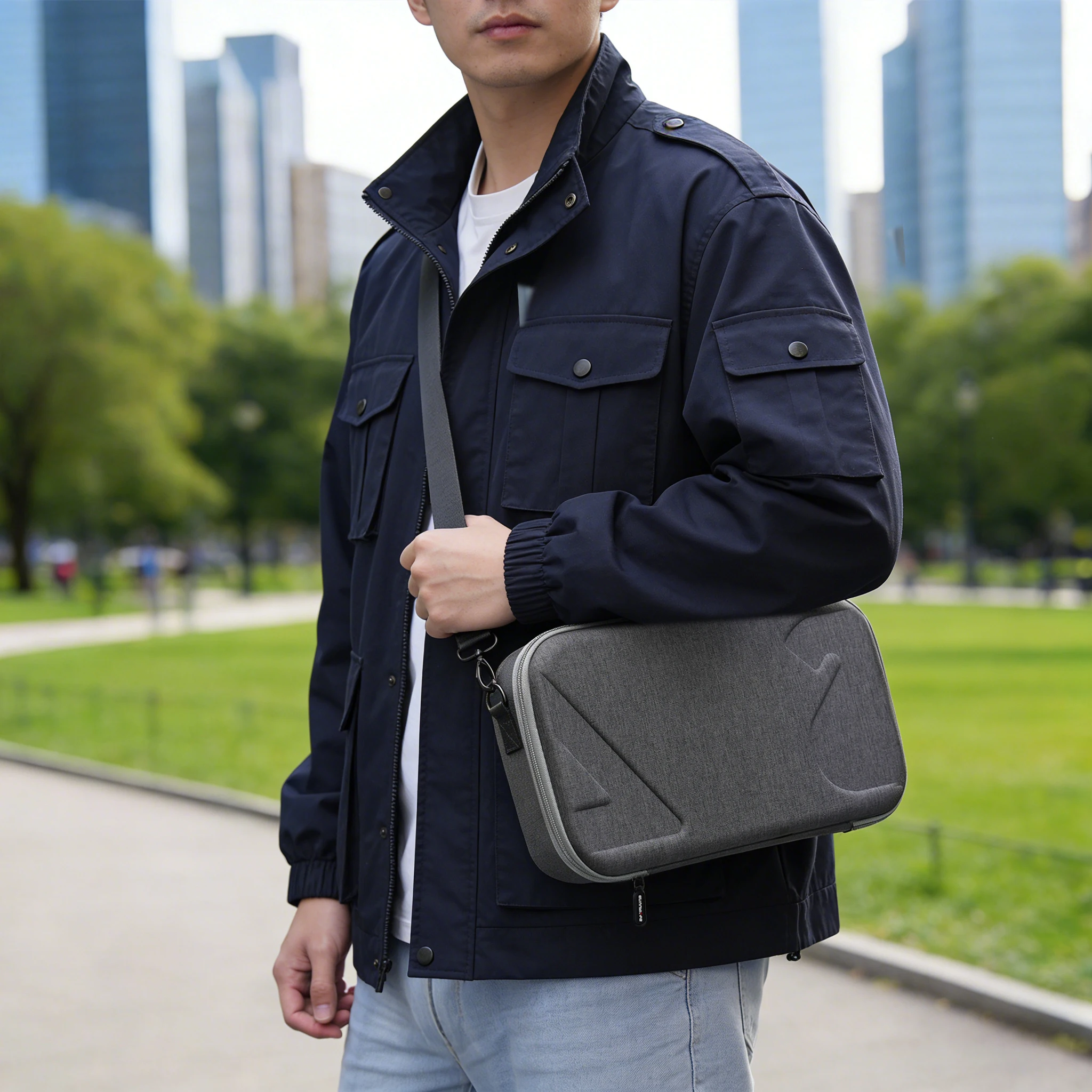 

Carrying Case for DJI Neo 2, Large-Capacity Travel Case Storage Shoulder Bag for Neo2 Motion Fly More Combo, RC 2,Charging Hub