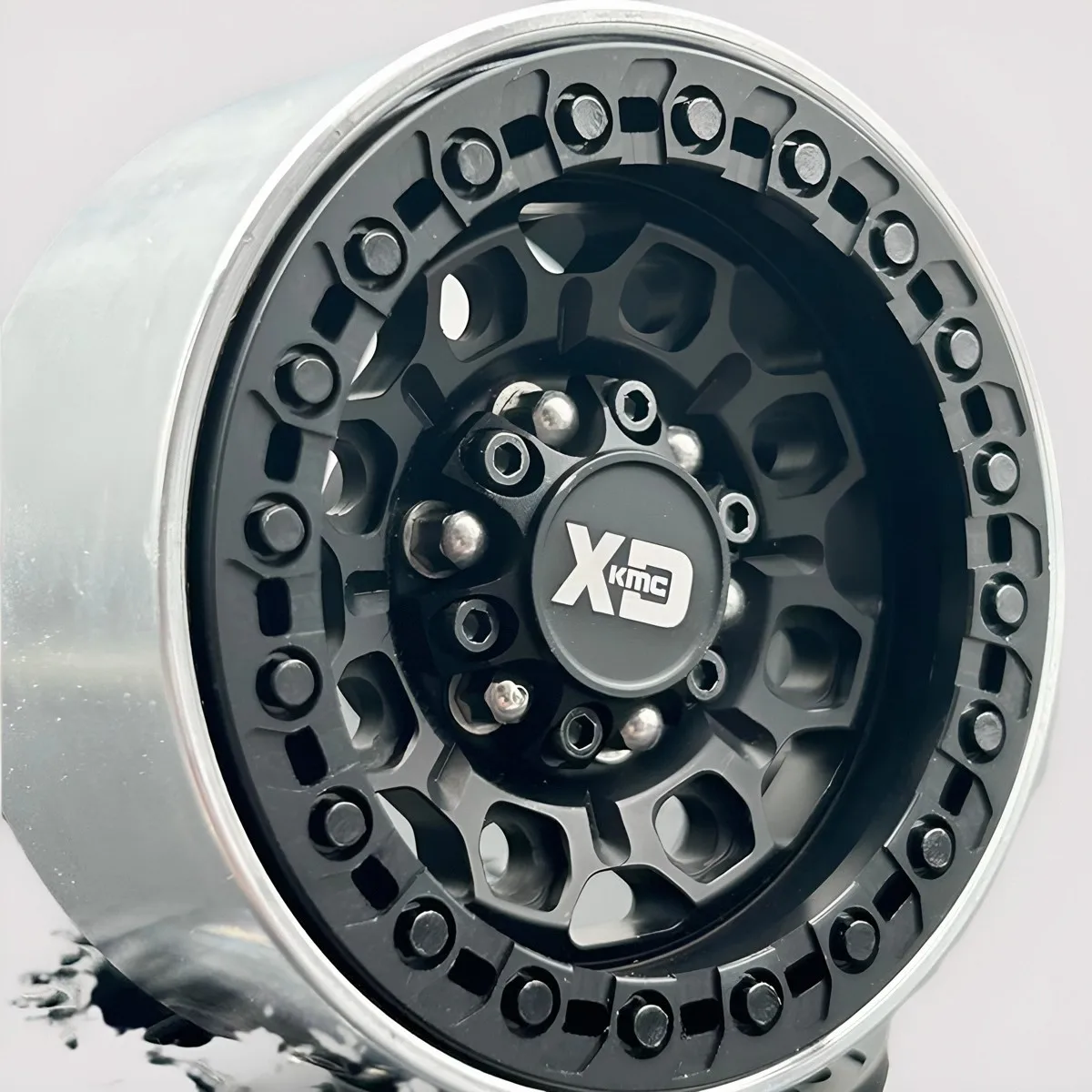 

1.9-inch metal wheel hub 1/10 simulation climbing car lock tire wheel hub SCX10 TRX-4 easy to control