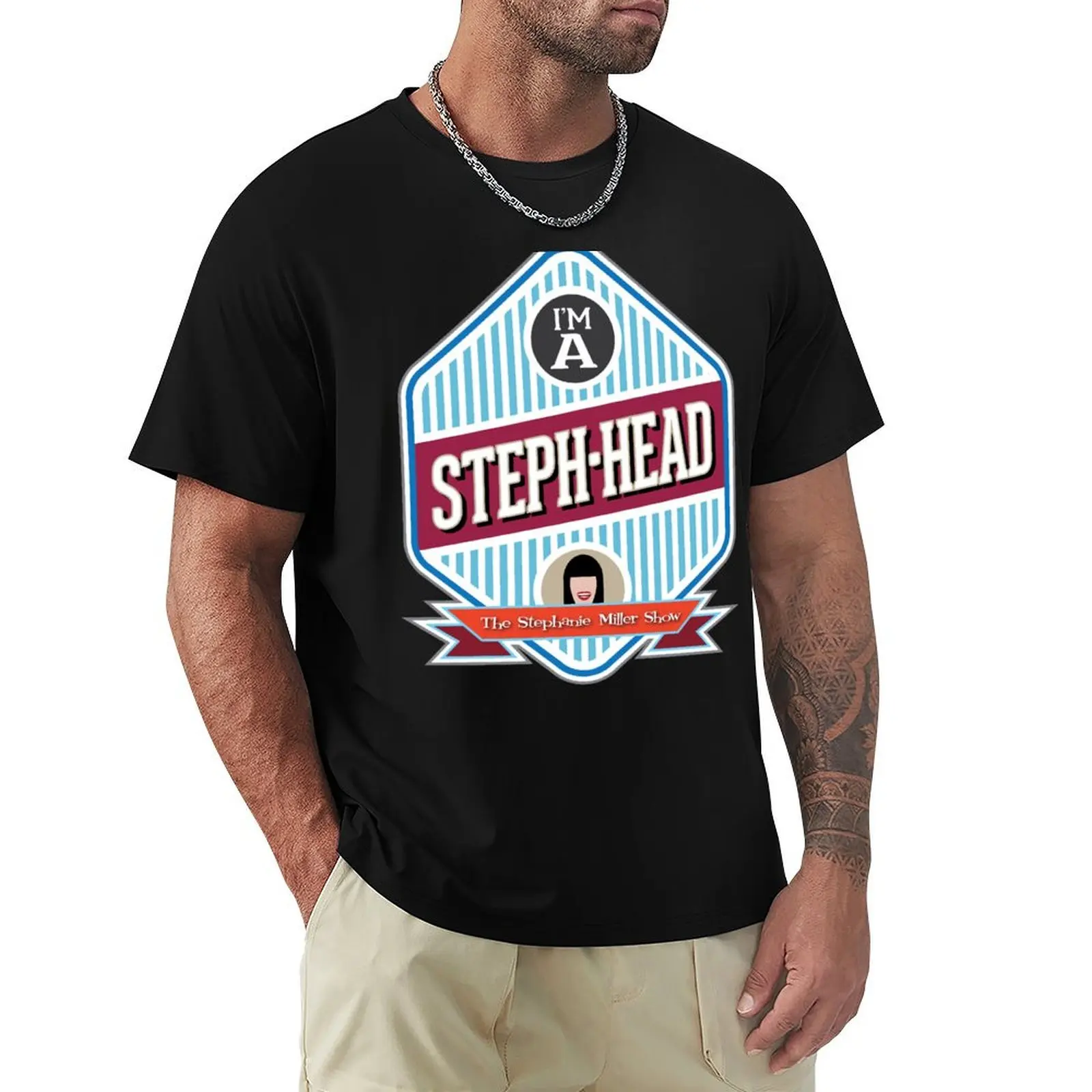 I'm A Steph-Head T-Shirt Stylish Print Short Sleeve Tee
