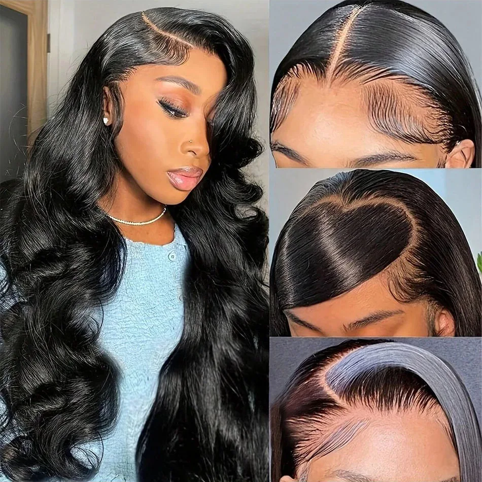 

HD Transparent 13x4 13x6 Body Wave Lace Front Wig Pre Plucked 360 Lace Frontal Wig Human Hair Wigs For Women 5x5 Wig 200 Density