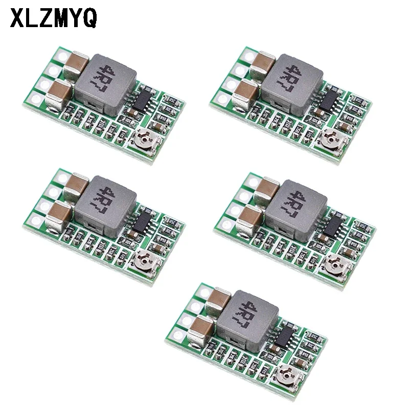 5pcs Mini DC-DC 12-24V To 5V 3A Step Down Power Supply Module Buck Converter Adjustable Efficiency 97.5% Step-Down Converter