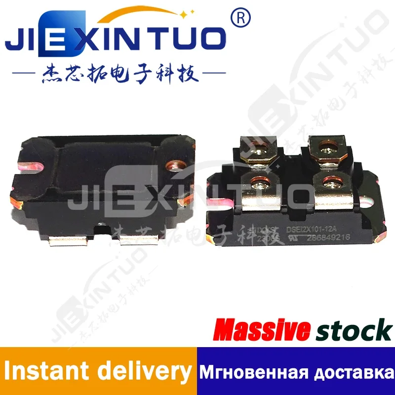 DSEI2X101-12A DIODE MODULE 1.2KV 91A SOT227B Diode Array 2 Independent 1200 V 91A Chassis Mount SOT-227-4, miniBLOC