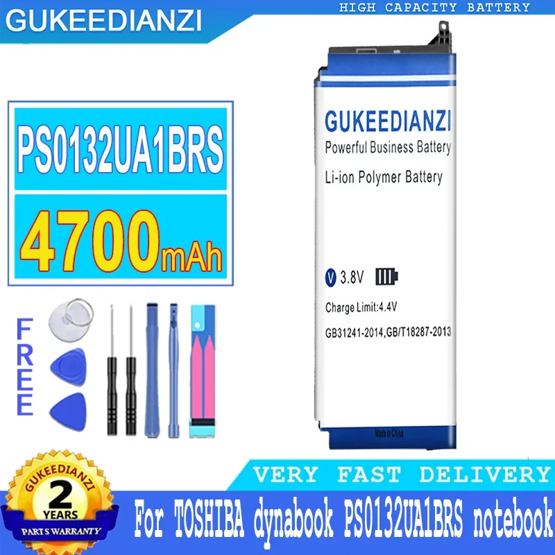 

4700mAh GUKEEDIANZI Battery For TOSHIBA dynabook PS0132UA1BRS notebook Big Power Bateria