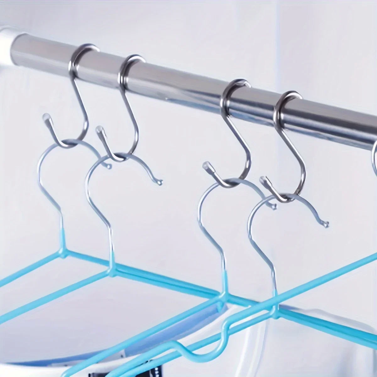 4/8/10/20pcs-S-shaped cabinet door hook without holes, rear door hanger, home kitchen bathroom door storage hook