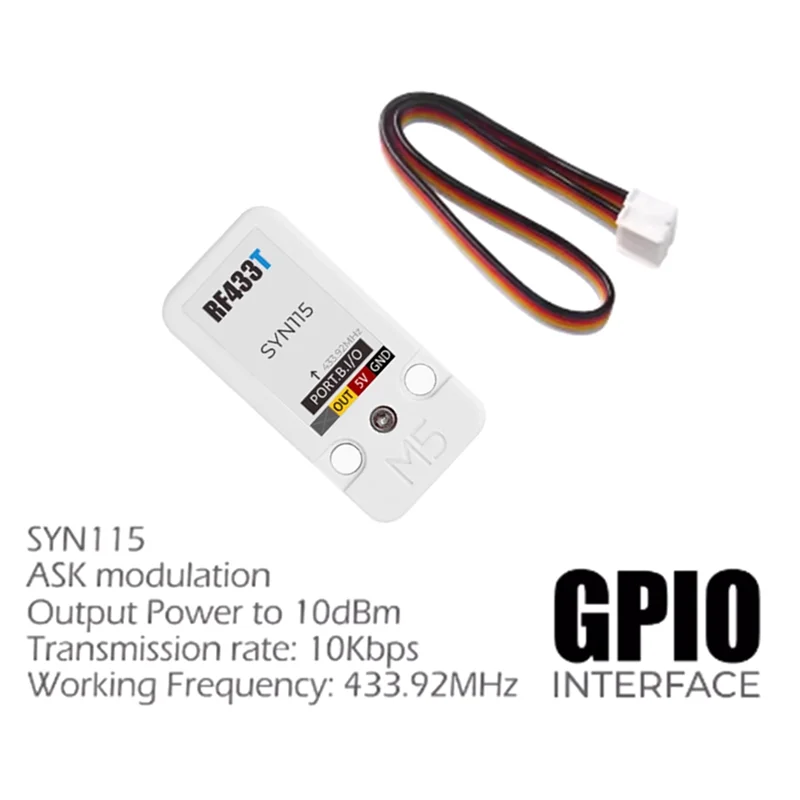 BTLIFE-M5 RF433T เครื่องส่งสัญญาณ RF ไร้สาย SYN115 การประยุกต์ใช้วิทยุความถี่รีโมทคอนโทรลอัตโนมัติ
