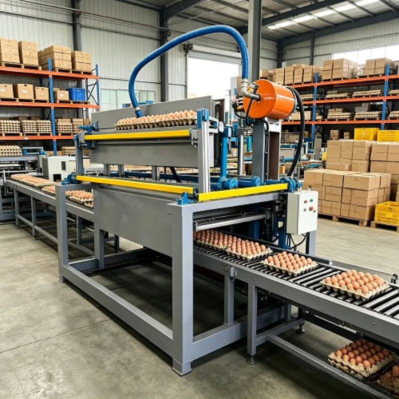 Low Price Automatic Egg Tray Machine Making Automatic Egg Trays Stacking Machine recyclingWaste Paper Egg Tray Making Machine