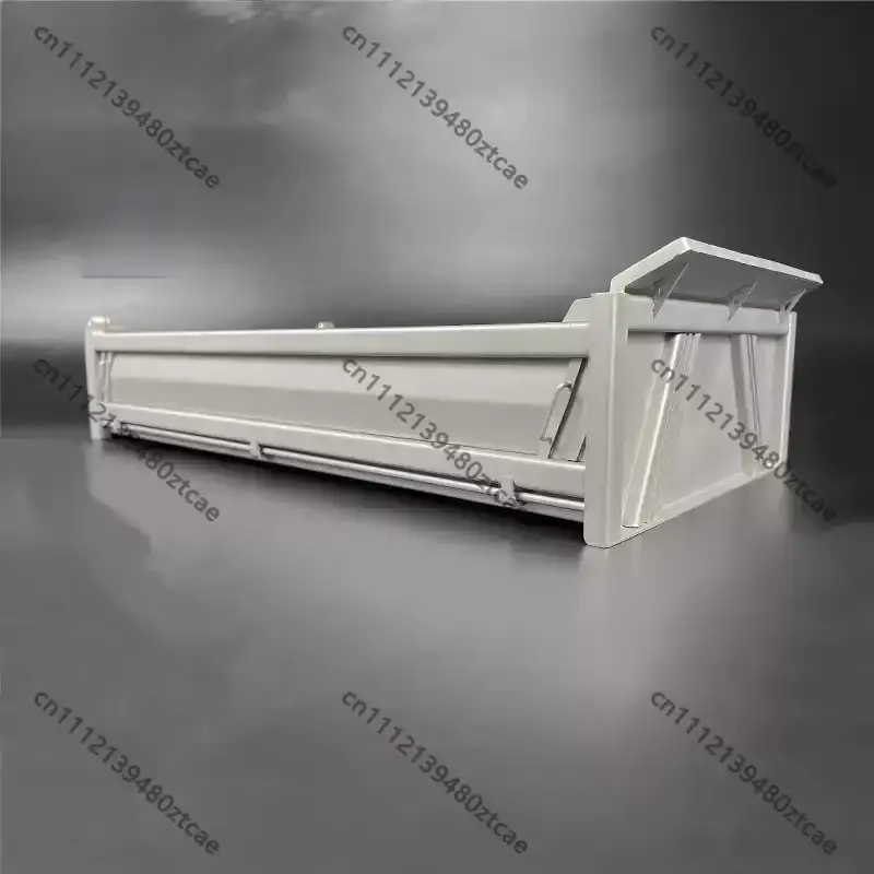 Dump‑Truck All‑Metal Cargo Bed Tipper Body, DIY Modification Upgrade Spare‑Part For 1/14 RC Tipper Truck Engineering Hobby Model