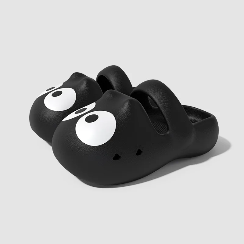 Женские резиновые домашние сандалии Cat Paw Claw Cloud с большим глазом, шлепанцы на платформе, пляжные нескользящие домашние туфли, забавная женская обувь