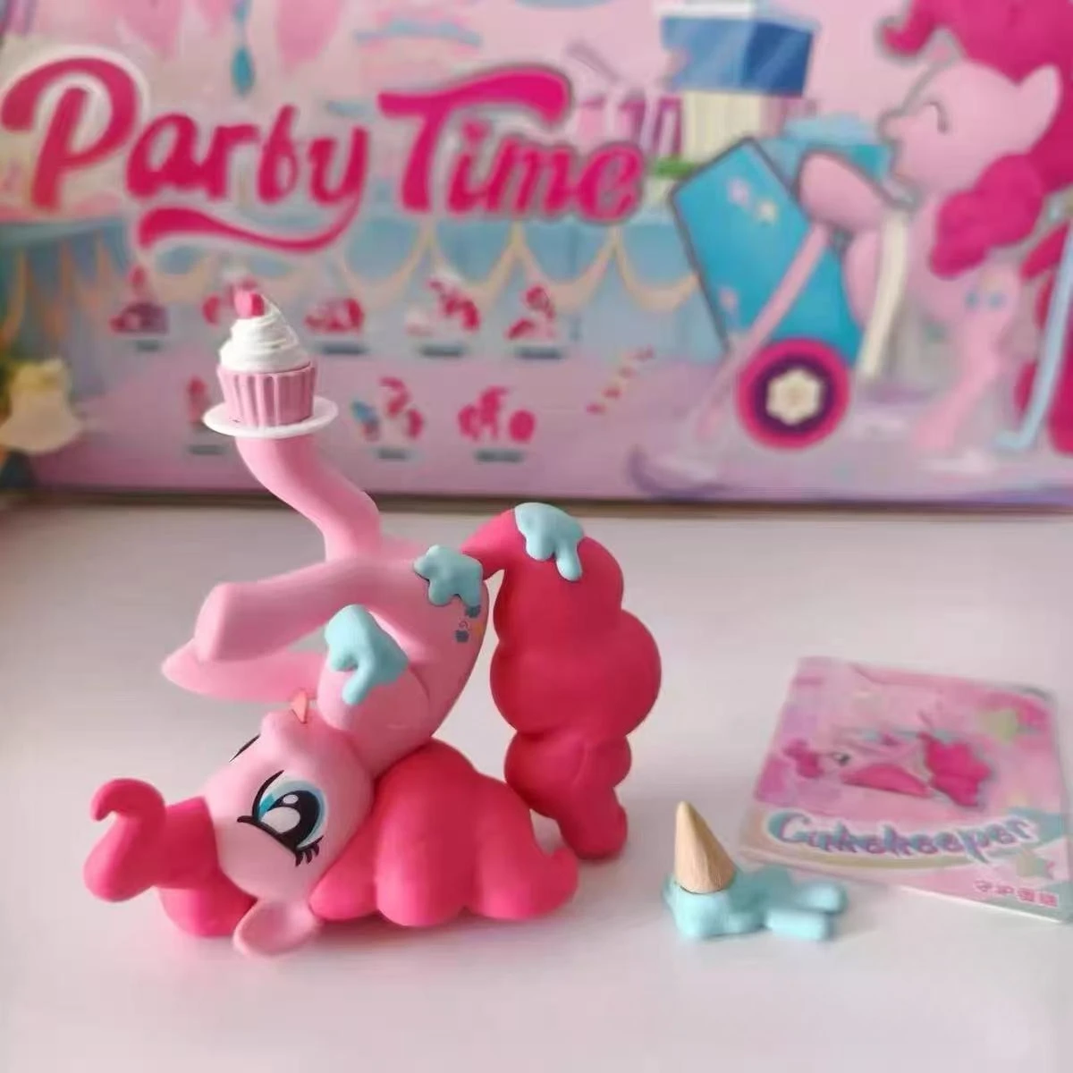 Hasbro genuino My Little Pony Party Time Series Kawaii Twilight Sparkle Pinkie Pie Rainbow Dash caja ciega regalo de cumpleaños juguetes para niños