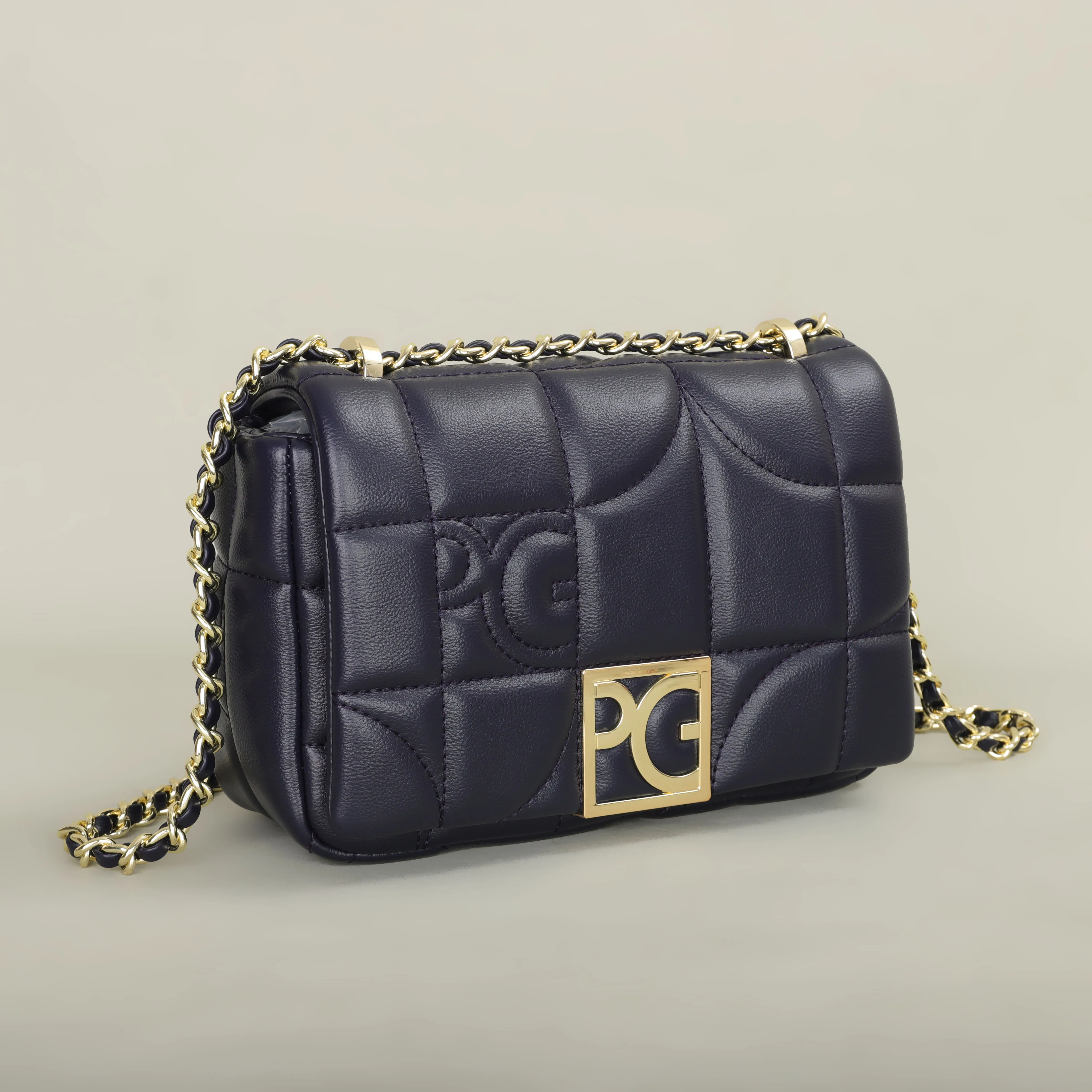 PG 2026 Modische Klassische Retro Damen Schultertasche aus Leder für Partys Multifunktionale Klassische Crossbody-Tasche Neues Design – Detail 8