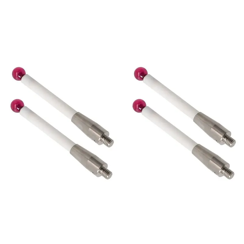 

4Pcs Probe Stylus A 5000 3709 CMM 50Mm Contact Probes Measuring Shafts-6Mm Ball Tip CNC Tools Accessory-AT36