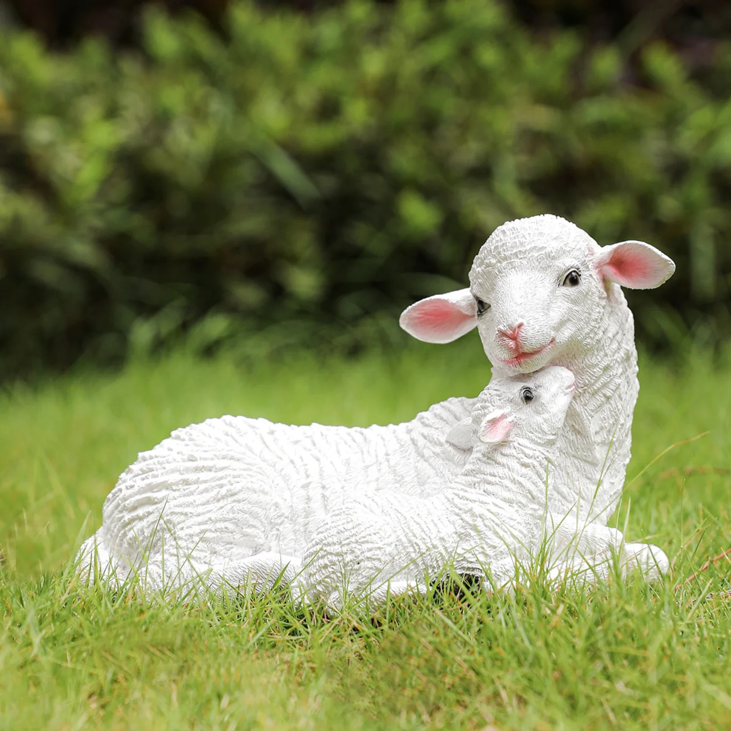 Delightful and whimsical sheep sculptures, charmingly adding a playful touch to your garden decor. These beautifully crafted yar