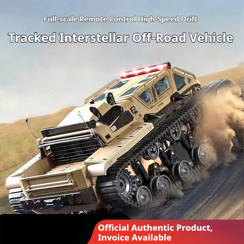 Generic Rc Tank Car 2026 New Tracked Off Road Vehicle 45 Degree Climbing All Terrain Remote Control Toy For Hobby Players 2026