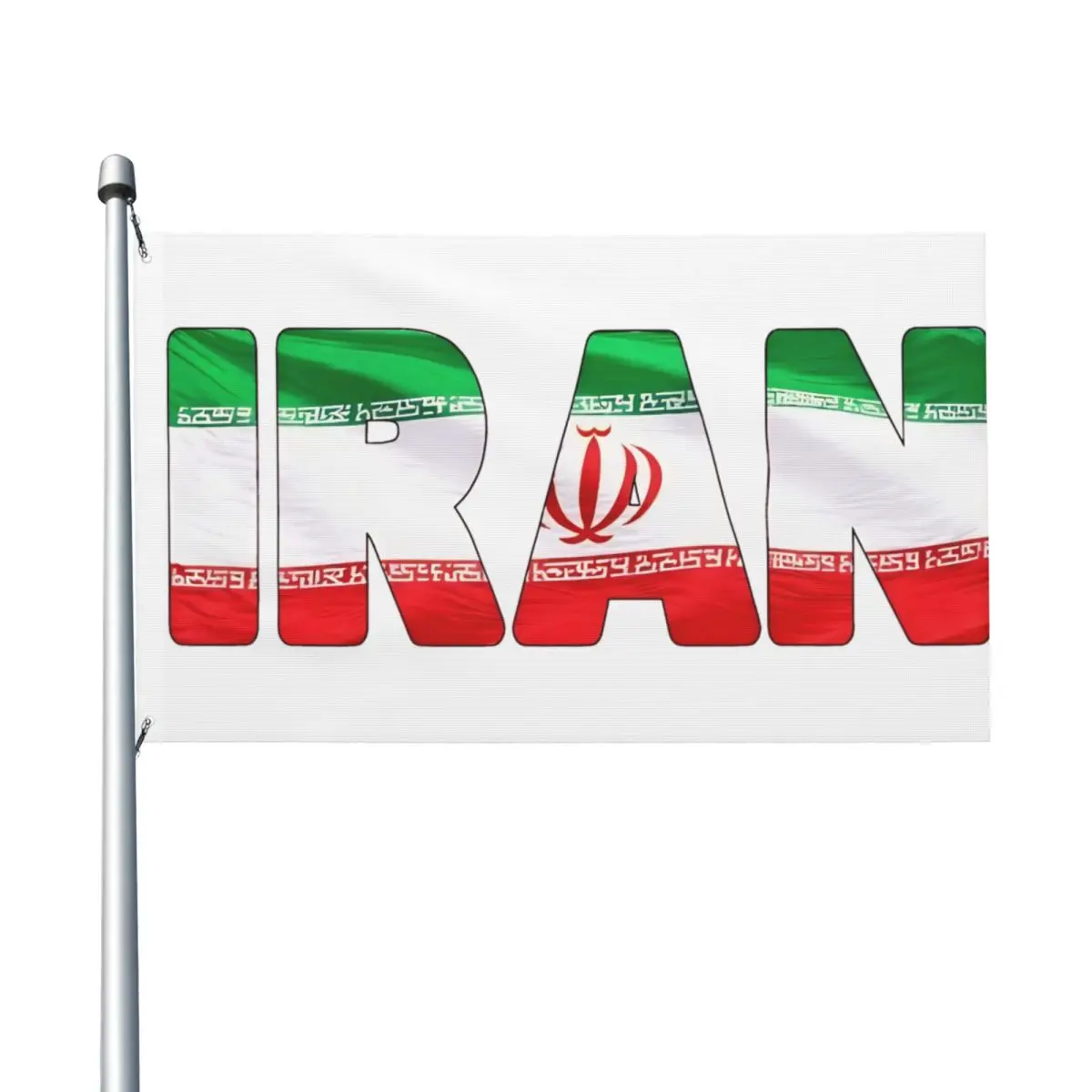 IRAN Flag Flying In Wind Flag Cool with 2 Grommets for Hanging Flags 90X150cm Printed Banner For Living Room Dorm Party Decor