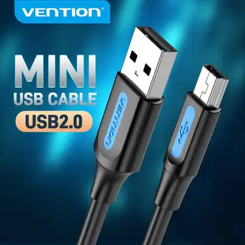 Vention 미니 USB 2.0 USB 고속 데이터 충전기 케이블, MP3 MP4 플레이어 자동차 GPS 디지털 카메라 HDD 미니 USB  Best5