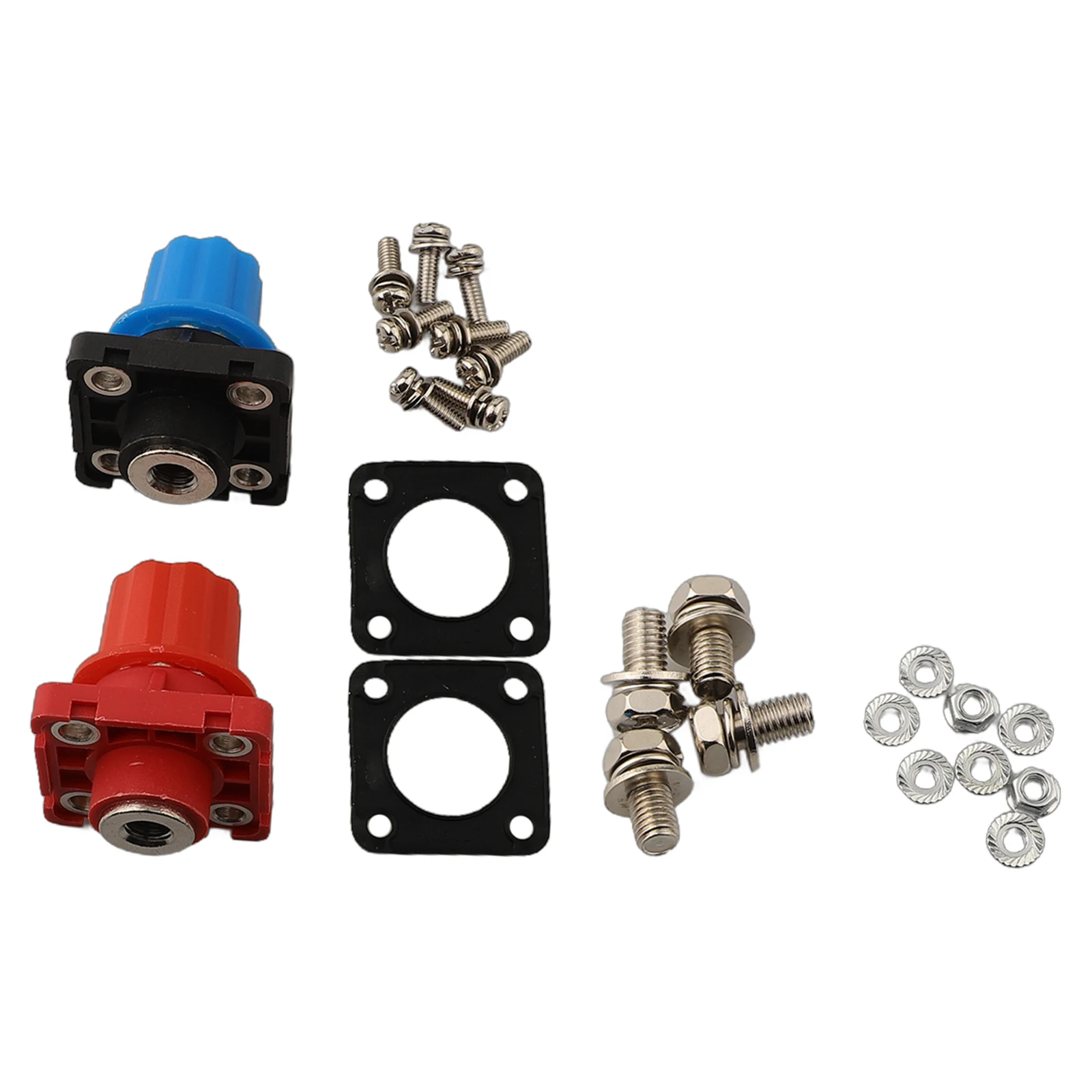 Battery Connector 250A 250A Copper Terminal DC1000V Rated Voltage Dust Cover Included M8 Screw Size For Energy Storage