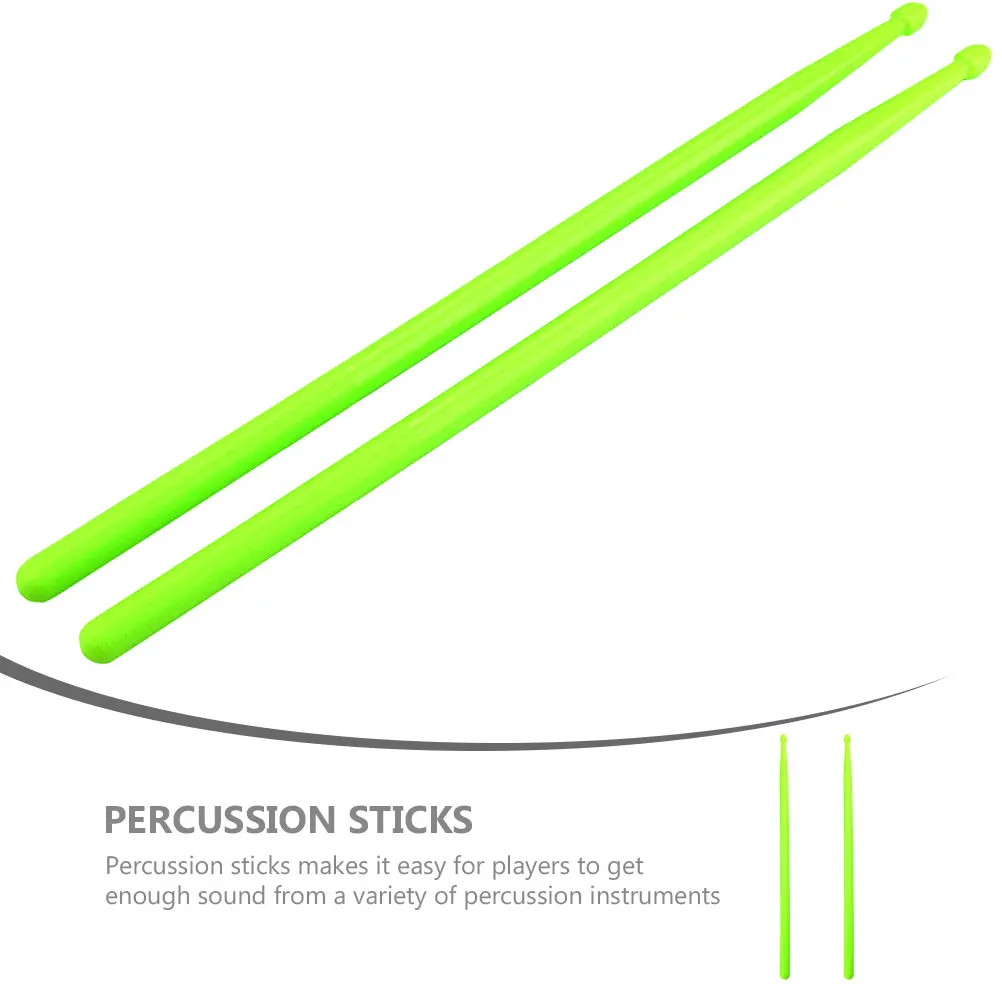 

1 Pair Anti-Slip Drum Sticks Long Nylon Drumsticks For Stage Performance Band Practice Drum Set Percussion Instrument Stick