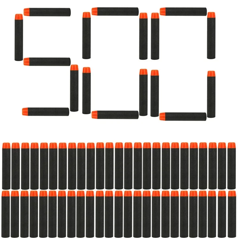 

Черные однотонные пули с круглой головкой 7,2 см для бластеров серии N-strike Elite, пена EVA, сменные дротики, детские игрушечные пистолеты, аксессуары