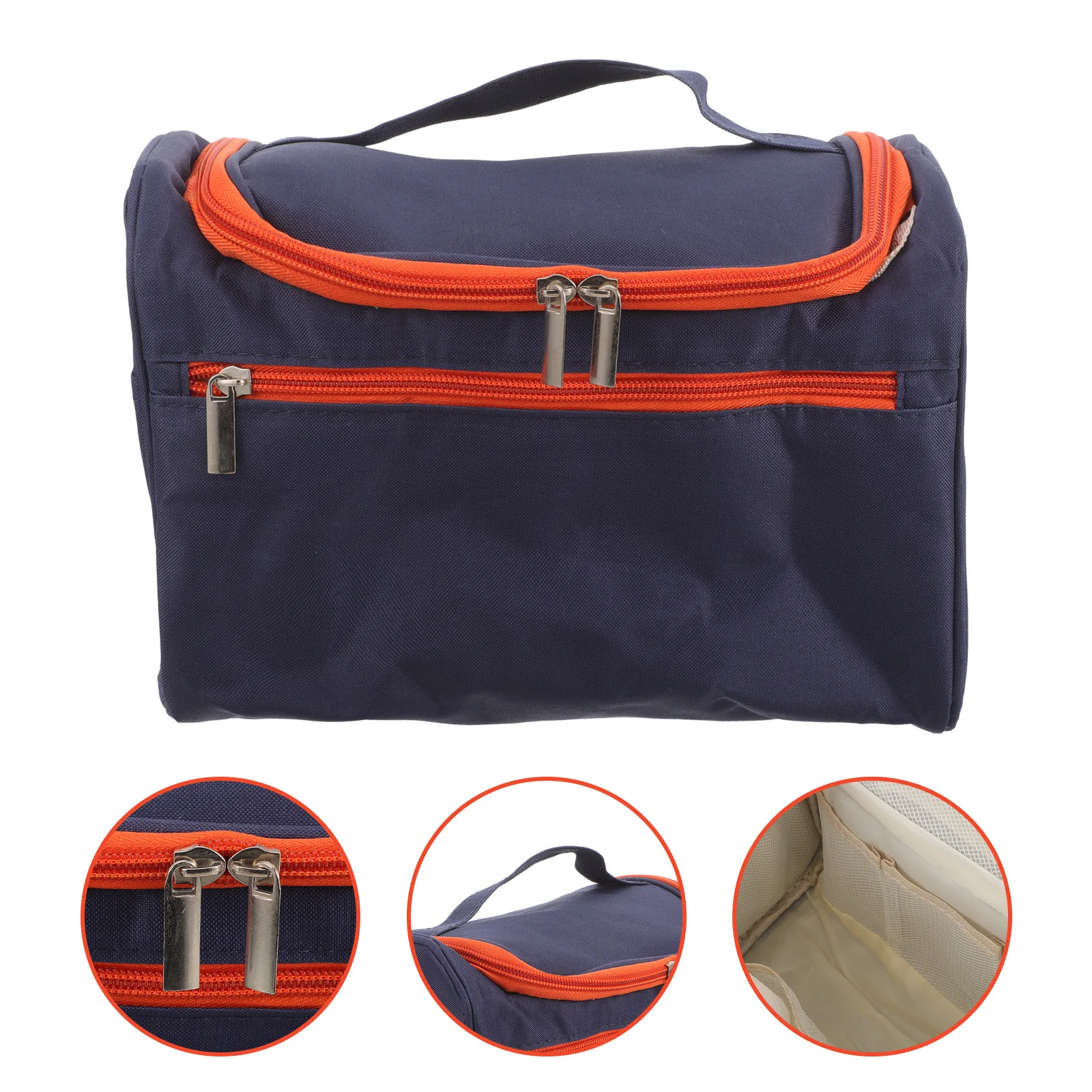 

Stylish Waterproof Toiletry Bag Portable Organizer Pouch for Travel Cosmetics and Makeup Storage Makeup Bag Zipper Pouches