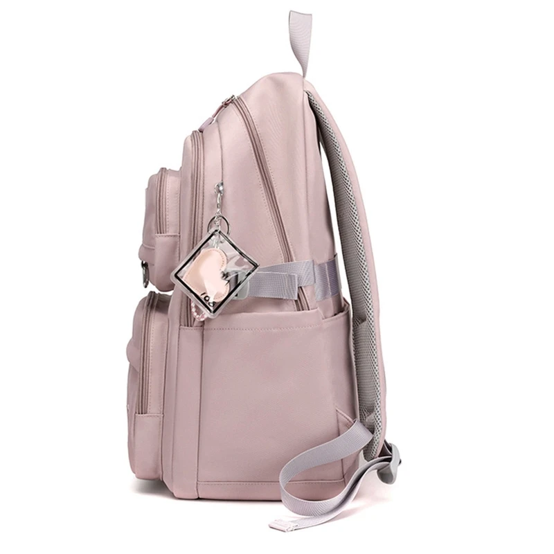 Mädchen-Schulrucksack, Rucksack für Teenager, Frauen, Kinder, weiblich, rosa, Schultasche für Grundschule, weiterführende Schule, Teenager, Kinder – Detail 18