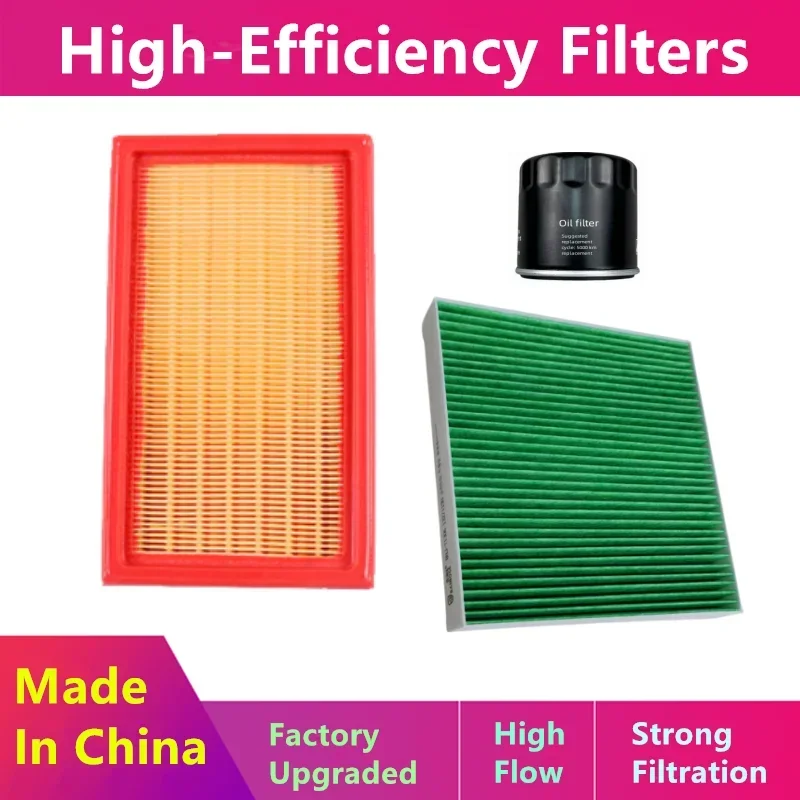 3pcs/Filter Pack For Venucia M50v 1.5l 1.6l/T90 1.4t 2.0l/Oil, Air Nacelle Filter/Auto Parts