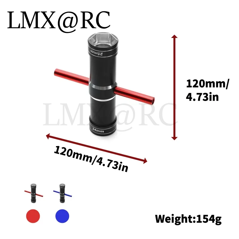 24mm 25mm 4,0mm 5,5mm Radschlüssel Sechskantschraubendreher Passend für 1/5 Arrma HPI Baja KM RV 5B 5T 5SC LOSI RC Auto