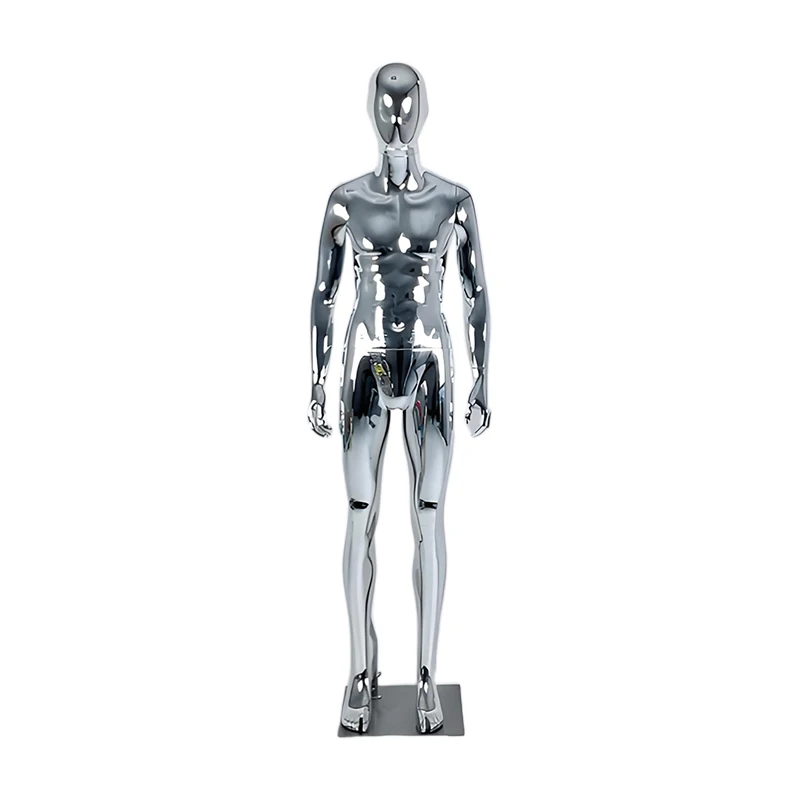Electroplating model display stand window clothing store full body fiberglass model props