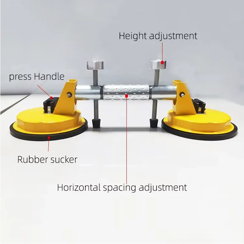 Adjustable  Seam Setter Countertop Installation Tool for Granite Stone Marble Slab Tile Suction Cup for Seam Joining & Leveling