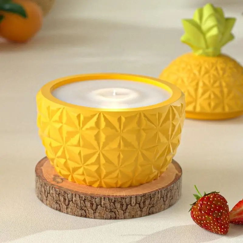Silicone Craft Mold Pineapple Suitable for Creating Containers and Organizers Great for Handmade Gifts