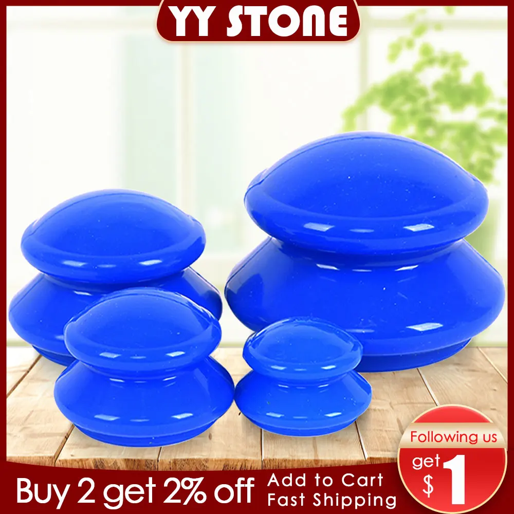 

4 шт./набор, банки для вакуумного массажа