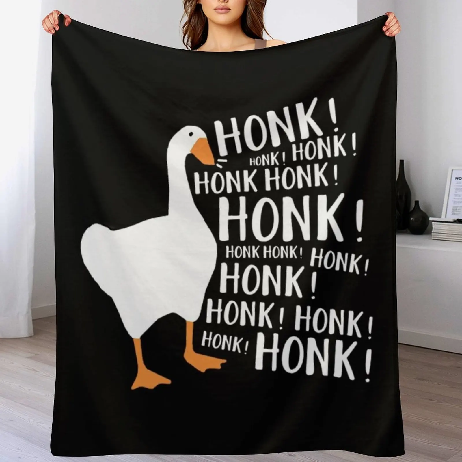 

Untitled Goose Game T-ShirtUntitled Goose Honk Throw Blanket Comforter Travel Luxury Soft Big Blankets