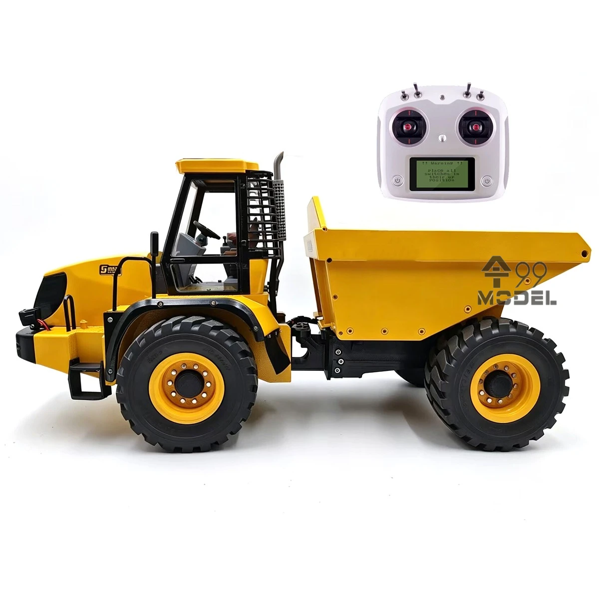 JCB714 RC Truck 1/14 Hydraulic RC Articulated Truck 3D Printed RTR Version Remote Control Dump Truck Model Toy 2026 New
