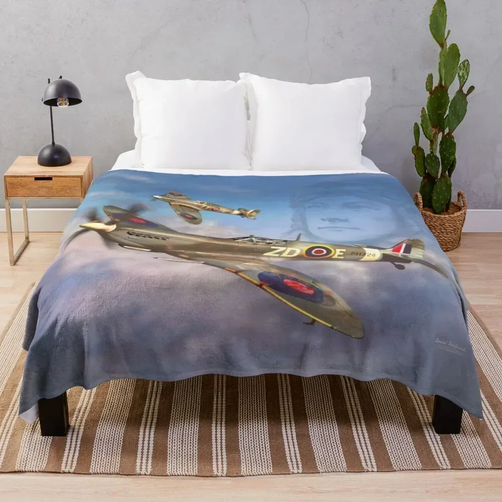 Spirit of the Spitfire Throw Blanket cosplay anime Vintage Blankets