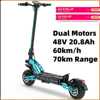 Double Motor Adult Scooters 60 kmh Electric Adult Scooter 2800w Dual Electric Scooter Master Electric Scooter Adults 70 km