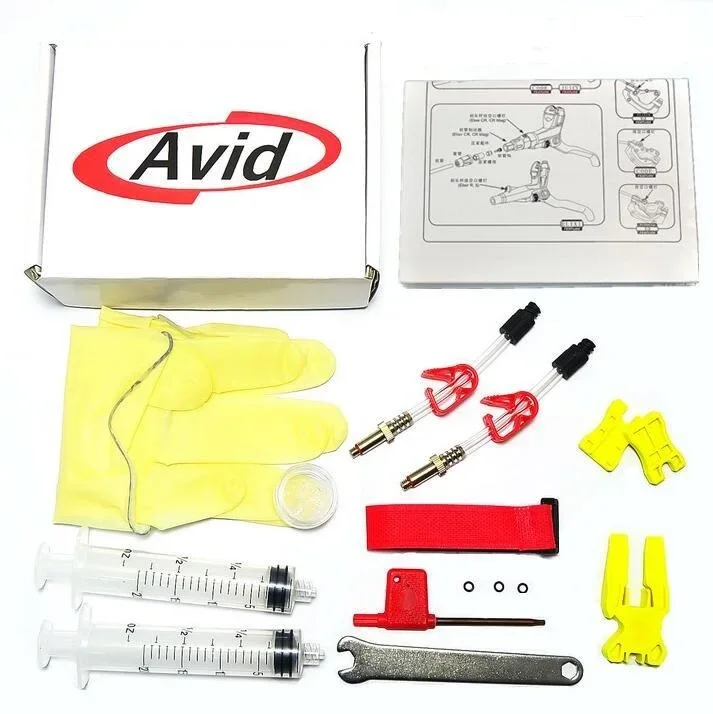 cycle zone Bicycle Hydraulic Disc Brake Bleed Kit Tool For Formula Sram Avid Juicy Hayes Hope Bengal MTB Bike Repair Tools