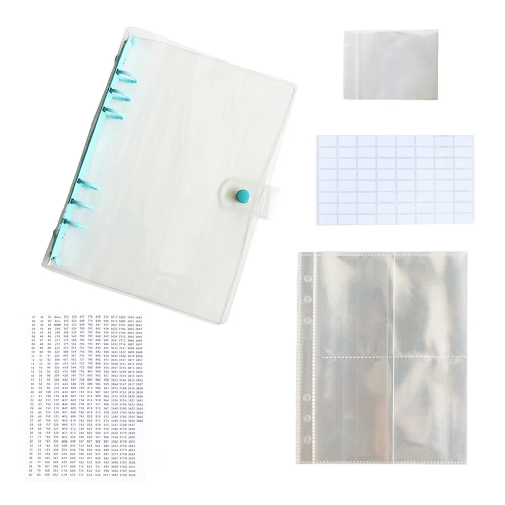

Storage Book PVC Beads Organizer Clear DIY Rhinestone Container Jewelry Album Craft Supply Dotting Accessory