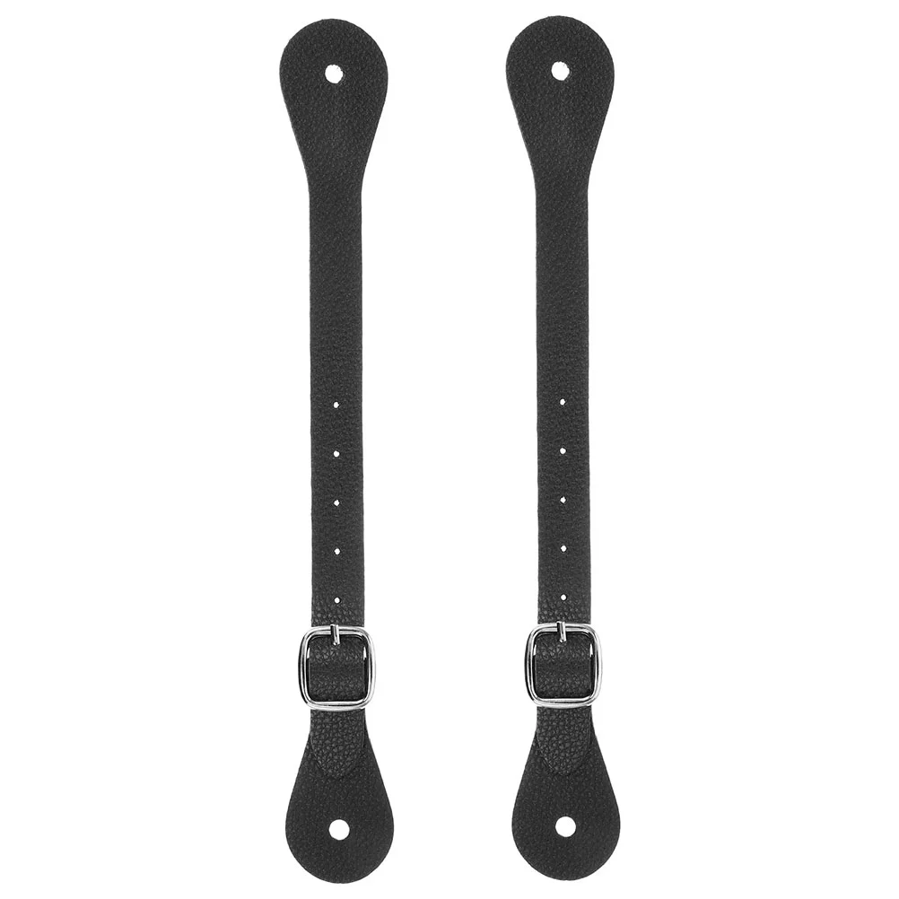 2pcs Adjustable Spur Belts Cowboy Equestrian Spur Straps Boot Spur Straps Women'S Spur Straps Western Strap Equestrian Horse