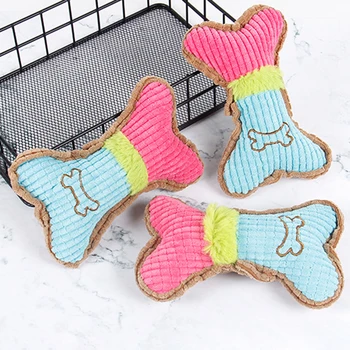 1PC สัตว์เลี้ยงเสียงบดฟันกัดแมวสุนัข Plush ของเล่นข้าวโพด Kernels กระดูก